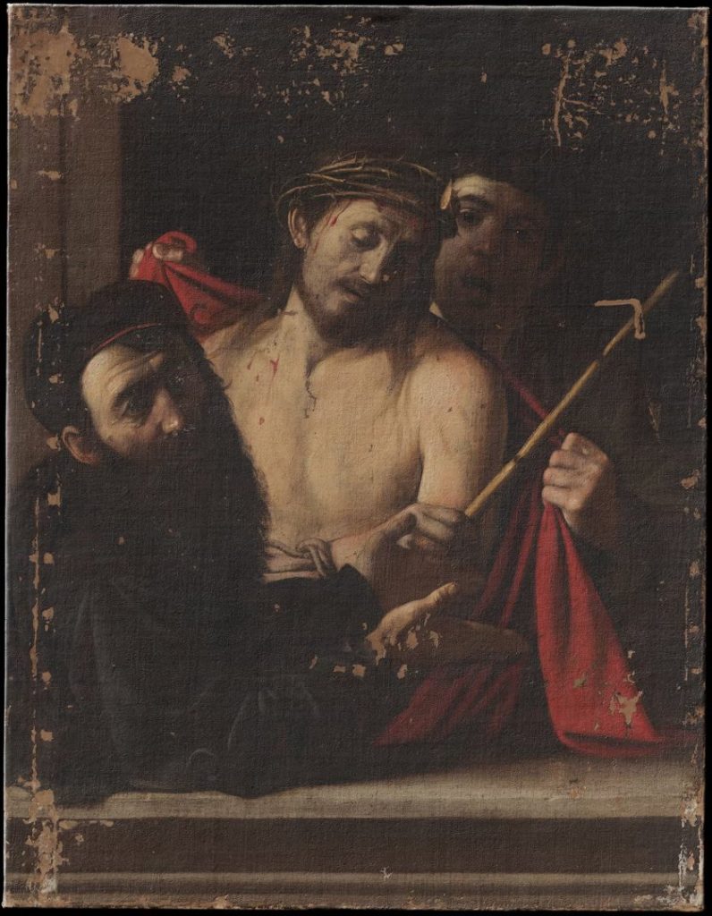Caravaggio: Ecce Homo - forrás: The Guardian, Giusti Claudio