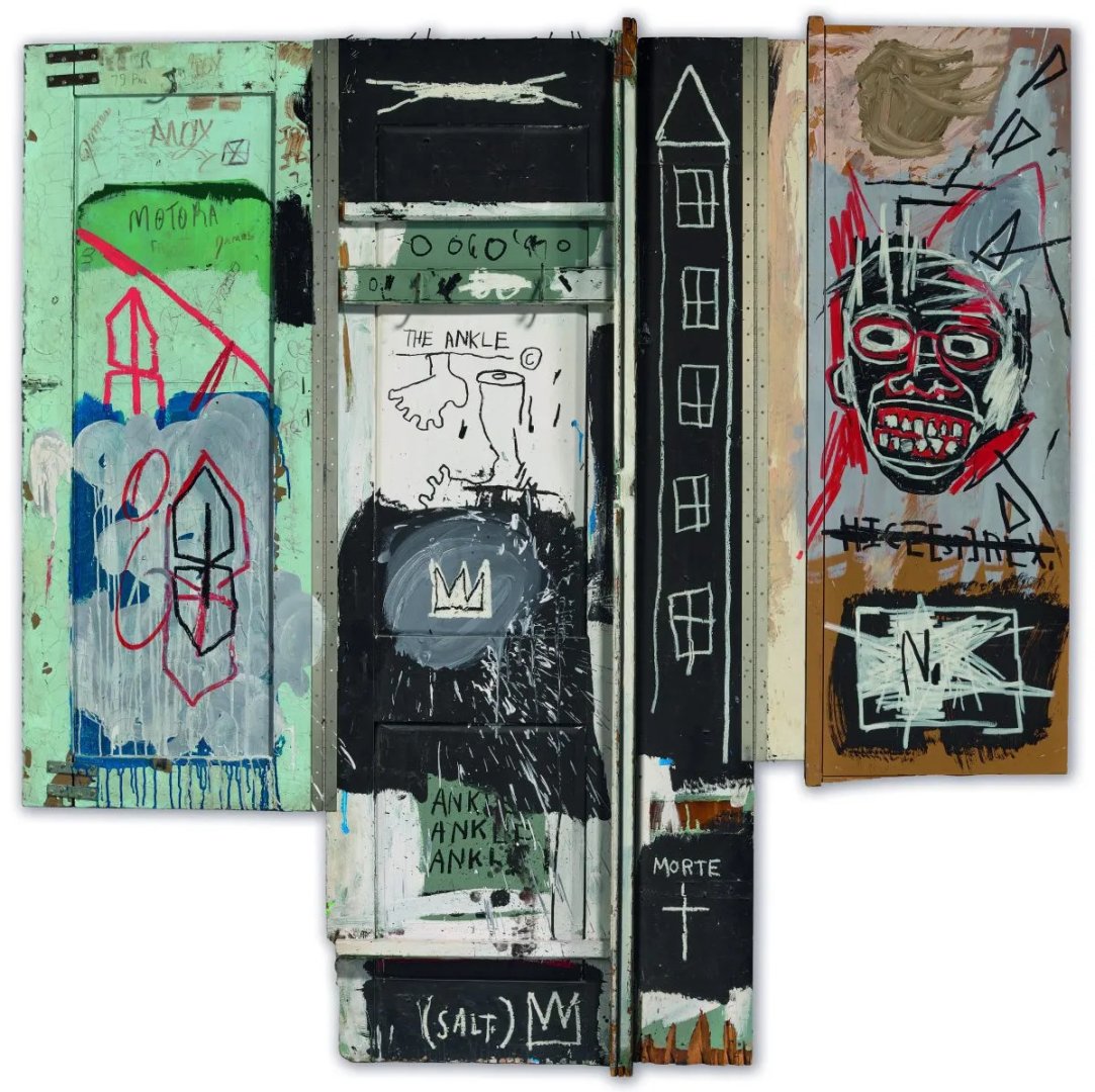 Jean-Michel Basquiat: A művész portréja fiatal elhagyottként – forrás: Sotheby’s