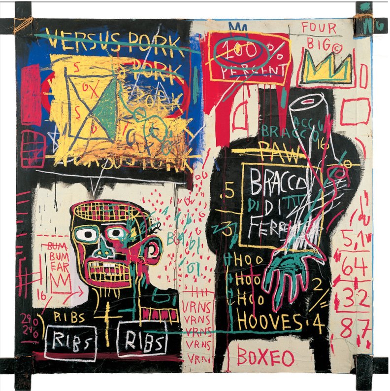 Jean-Michel Basquiat: A Popey olasz változatában nincs disznóhús a diétában – forrás: Christie’s