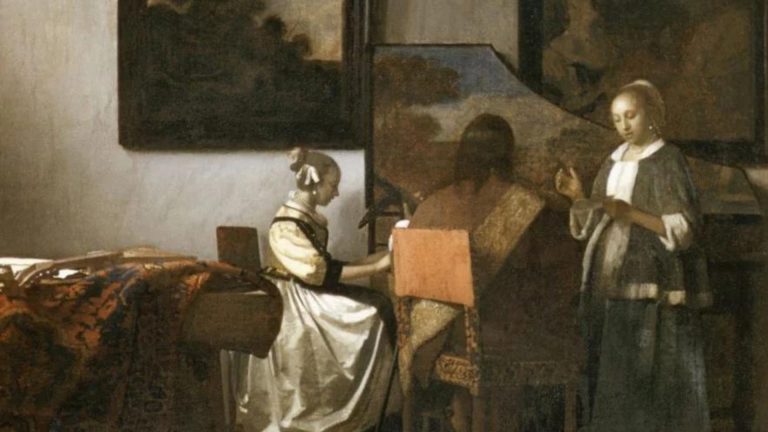 Johannes Vermeer: A koncert (koncert) – forrás: Wikipedia