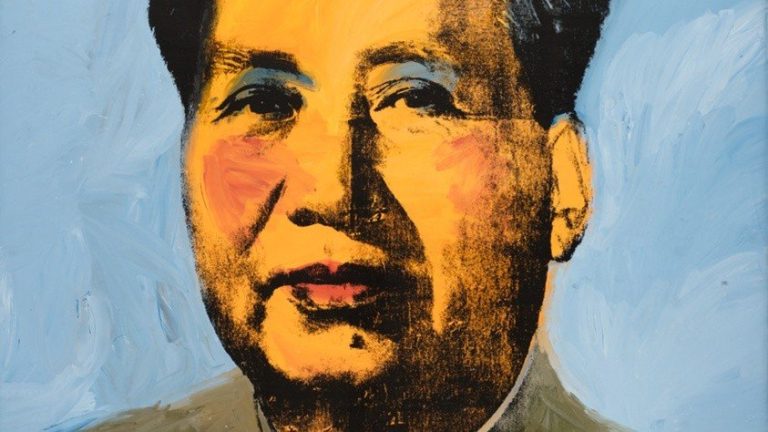 Andy Warhol: Mao (a chicagói Art Institute-ban lévő példány), részlet – forrás: Art Institute of Chicago