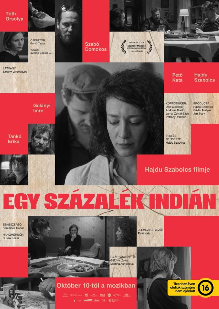 Az Egy százalék indián című film plakátja - forrás: CineFest