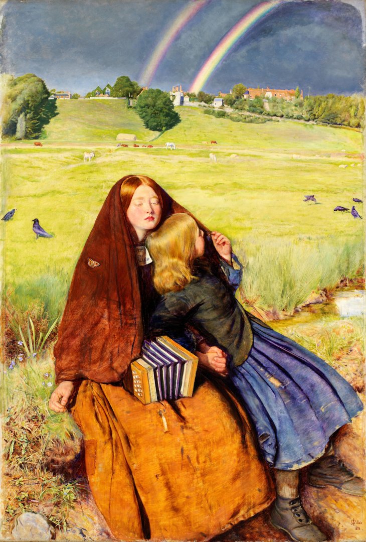 Sir John Everett Millais: Vak lány - forrás: wikipedia