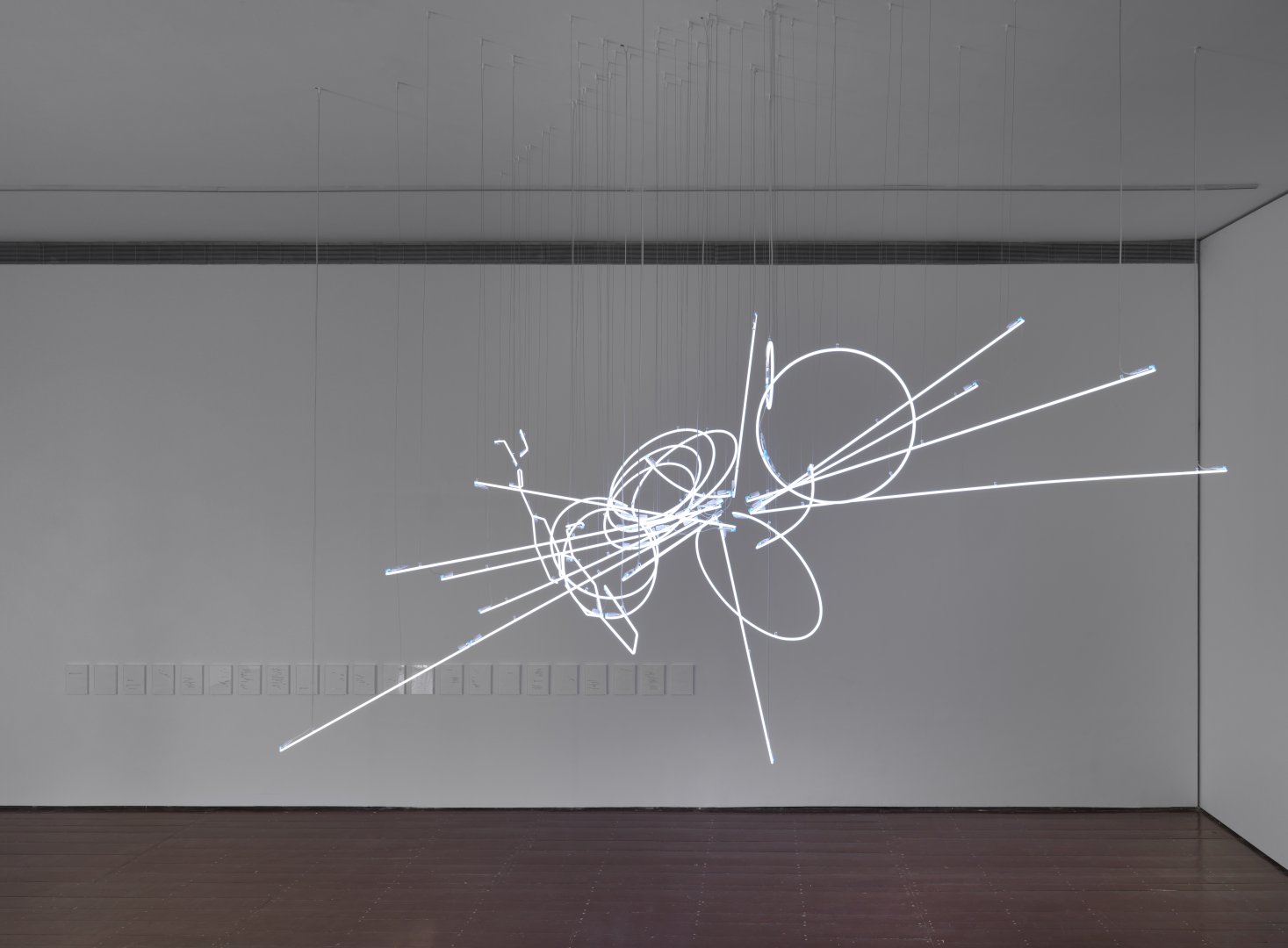 Cerith Wyn Evans: A Community Predicated on the Basic Fact Nothing Really Matters, 2013 Neon 318 x 3... Cerith Wyn Evans - The What If?... Scenario (after LG) - Thyssen-Bornemisza Art Contemporary