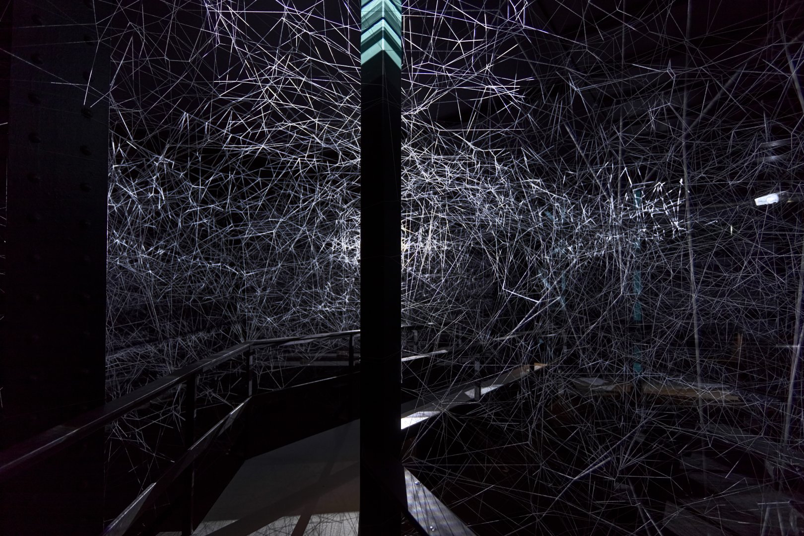 Yasuhiro Chida: Analemma, 2019 - Fotó: Bíró Dávid / Light Art Museum Budapest