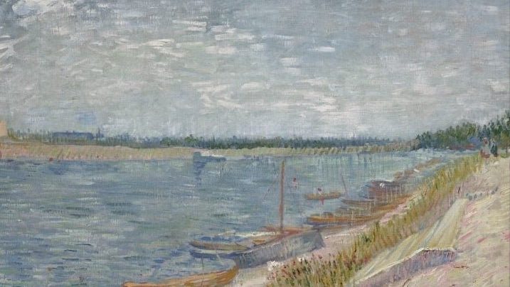 Vincent van Gogh: Kikötött csónakok részlet – forrás: Christie’s