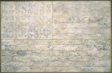 Jasper Johns: Fehér zászló – forrás: Metropolitan Museum of Art