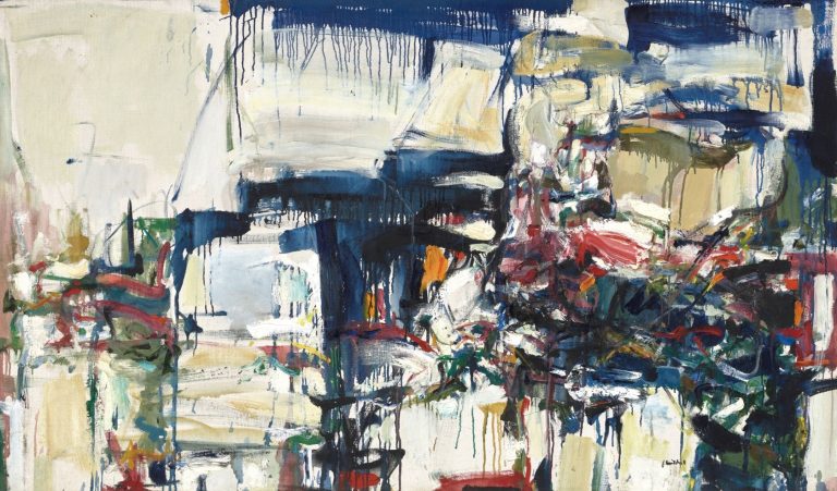 Joan Mitchell: Cím nélkül (a most árverésre kínált kép) – forrás: Christie’s