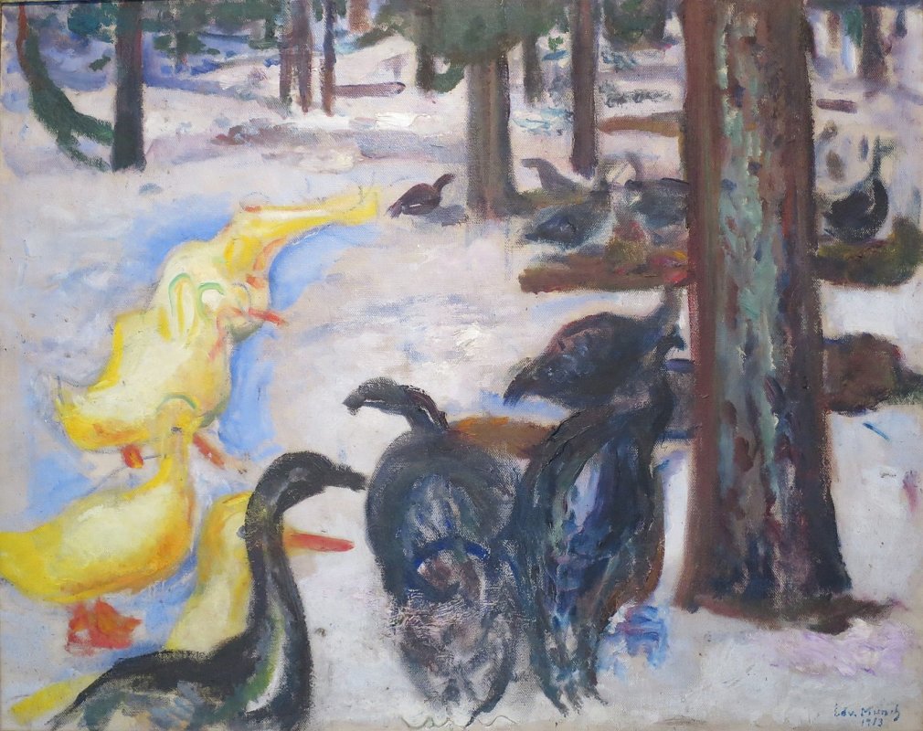 Edvard Munch: Kacsák és pulykák (1913)
