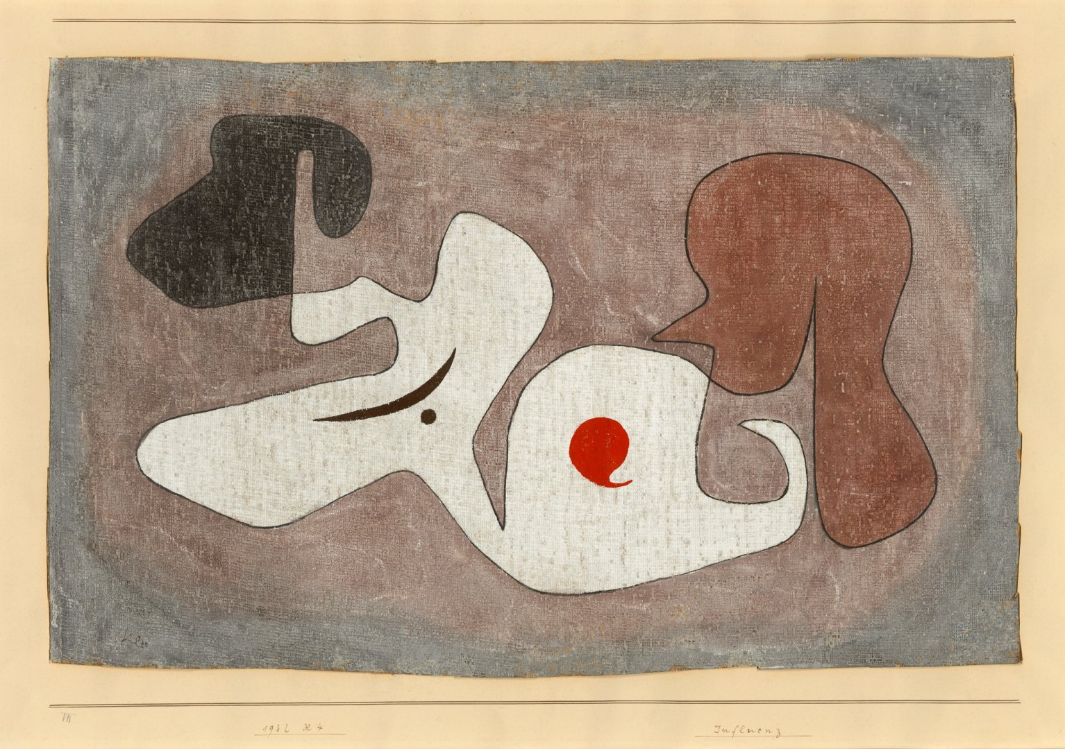 Paul Klee: Befolyás / Influence, 1932 - forrás: ALBERTINA, Wien, Sammlung Carl Djerassi