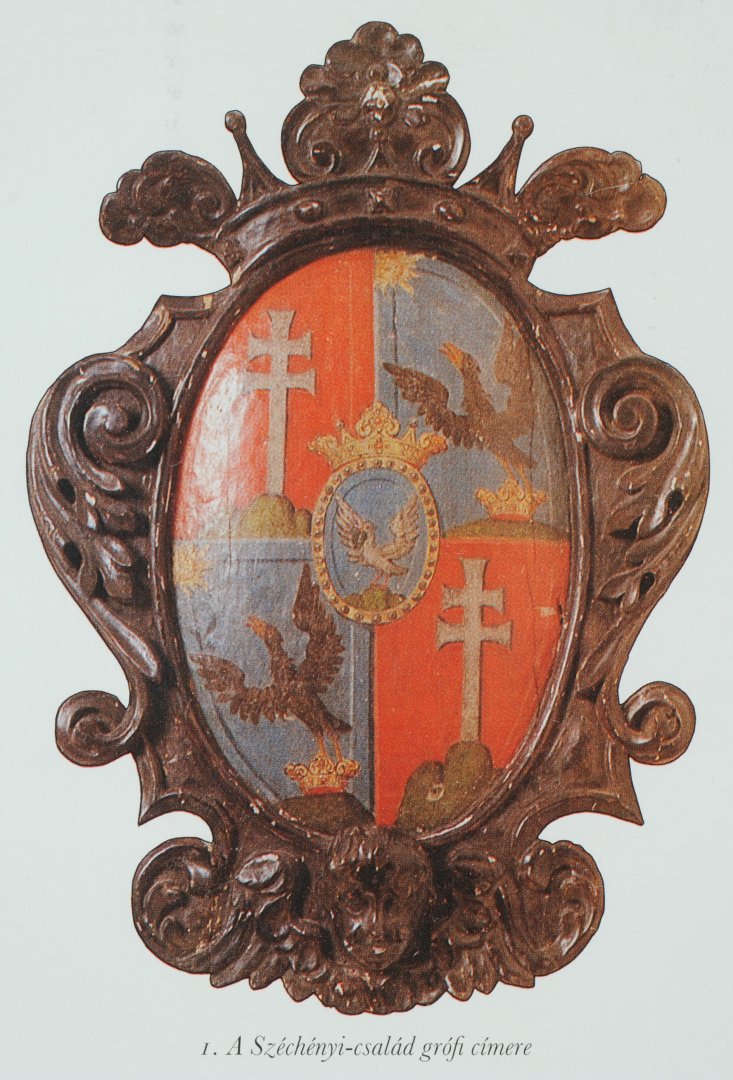A Széchényi-család grófi címere a Levélben értesítsen engem! című könyvből. - Forrás OSZK