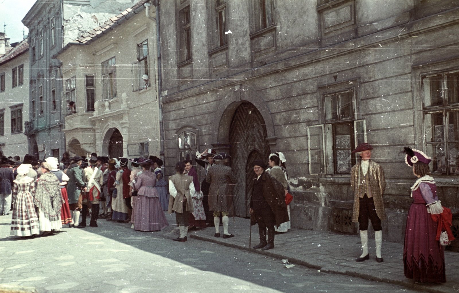 A császár parancsára című film forgatása Sopronban