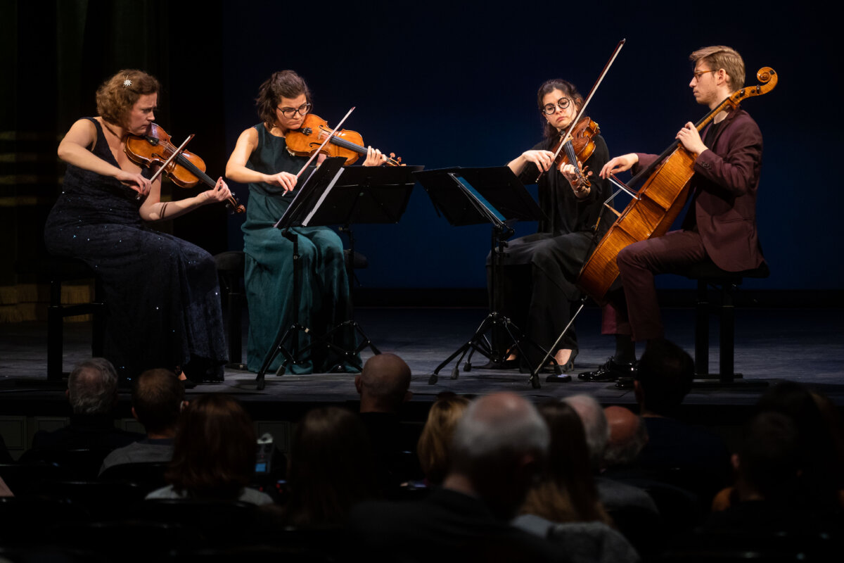 Chaos Quartet a középdöntőben - fotó: Zeneakadémia/Erdős Dénes