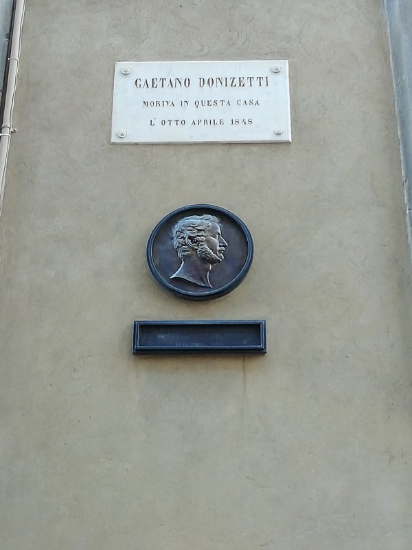 A Palazzo Scotti, ahol Donizetti elhunyt