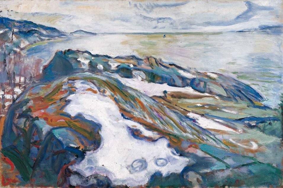 GALÉRIA - Edvard Munch: Téli táj (1915)