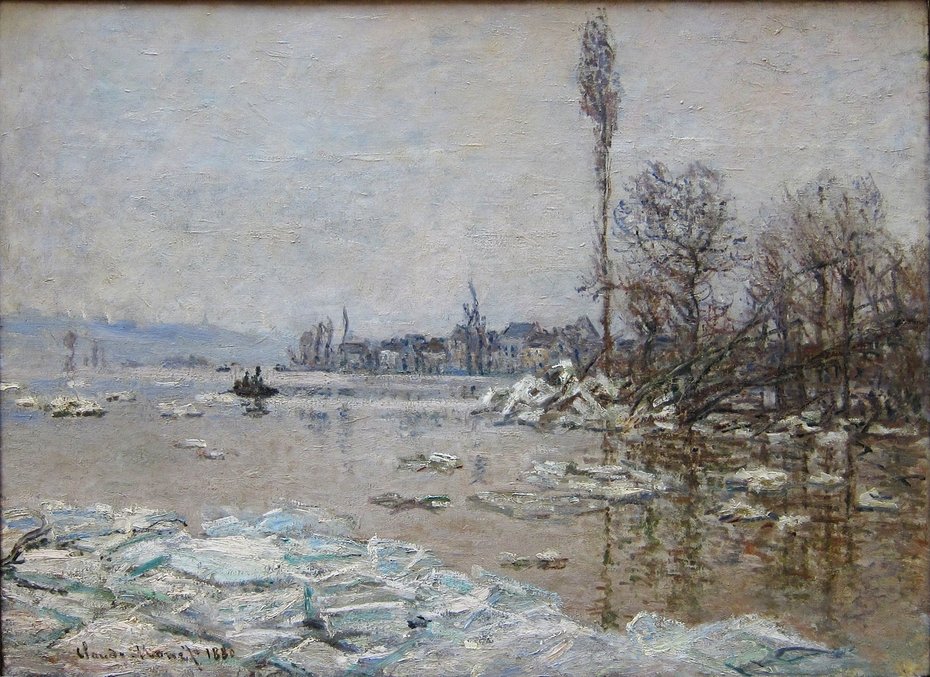 Claude Monet: Jégtáblák Vétheuilnél