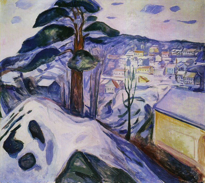 Edvard Munch: Tél Krageróban (1916)