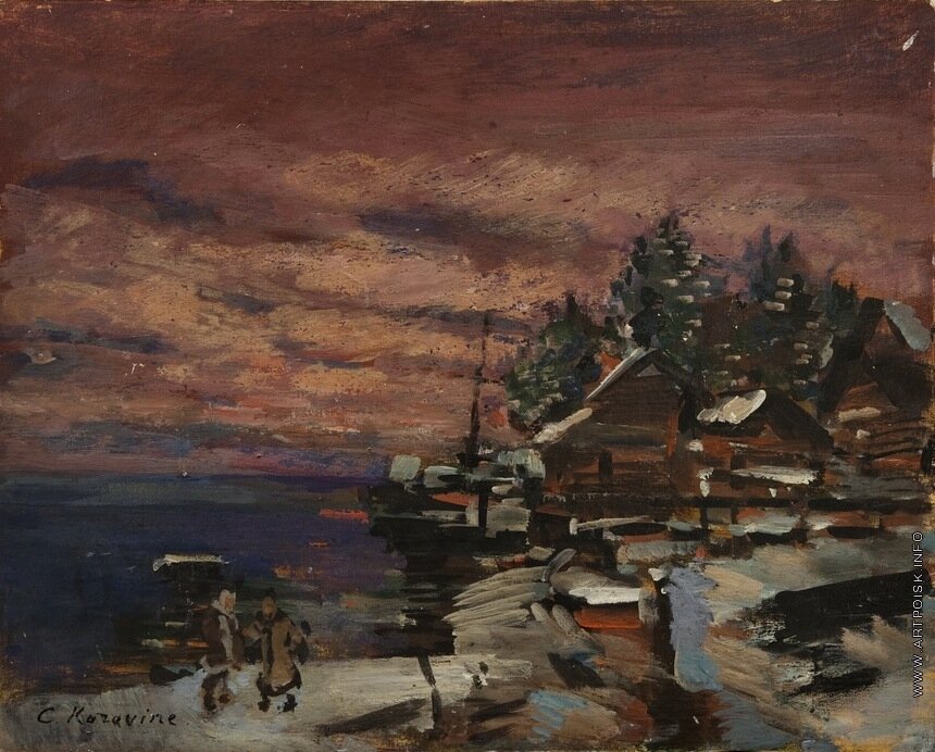 Korovin: Északi tájkép - 1890
