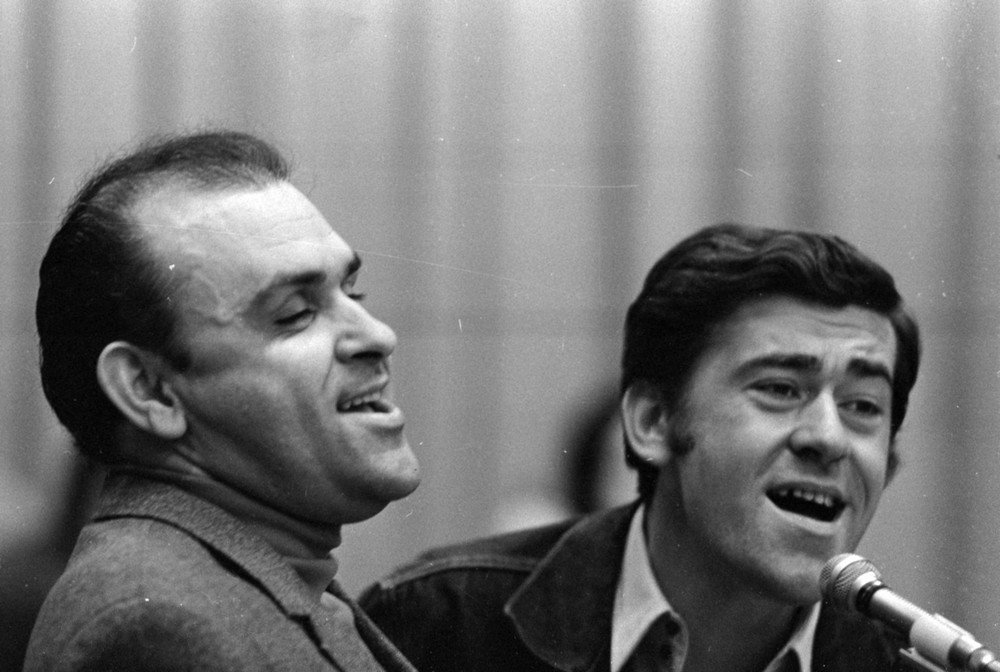 Hofi Géza és Koós János 1974-ben 