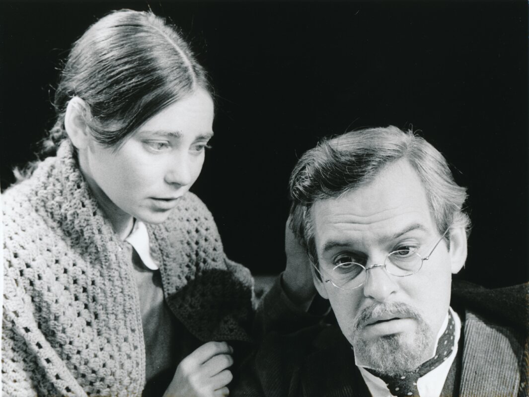 Venczel Vera és Latinovits Zoltán a Ványa bácsi című előadáson a Vígszínházban (1970) - fotó: Keleti Éva / Vígszínház Archívum