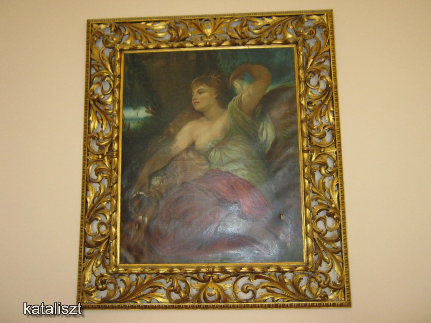 Festmény a Márványterem bejáratánál: Salome Alt 