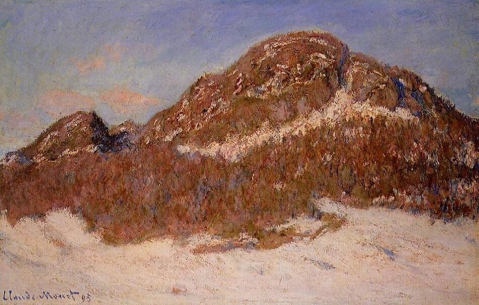 Claude Monet: A Kolsaas-hegy napfényben