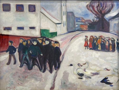 Edvard Munch: Falusi utca (1905-1908)