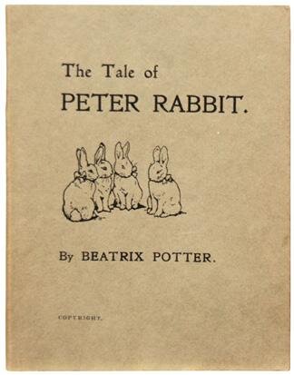 Beatrix Potter: A Nyúl Péter első, magánkiadása 1901-ből