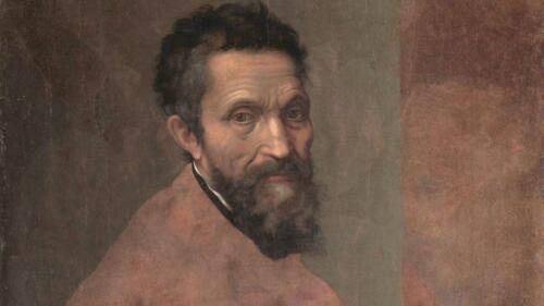 Feltehetőleg Daniele da Volterra műve - Michelangelo portréja - forrás: wikipedia