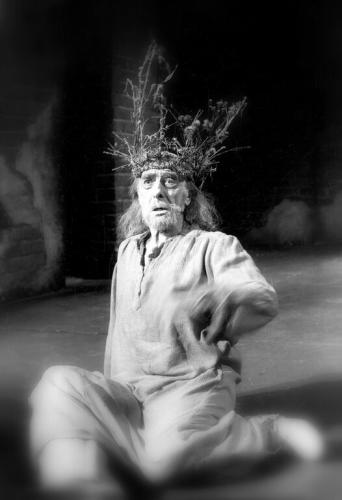Shakespeare: Lear király (1981); Major Tamás a címszerepben - fotó: Veres Attila, forrás: Színészmúzeum, Miskolc