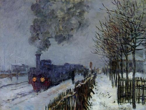 Claude Monet: Vonat a hóban