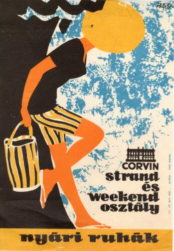 Corvin nyári ruhák 1961 - forrás: OSZK