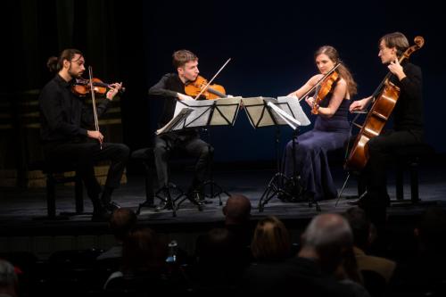 Korossy Kvartett a középdöntőben - fotó: Zeneakadémia/Erdős Dénes