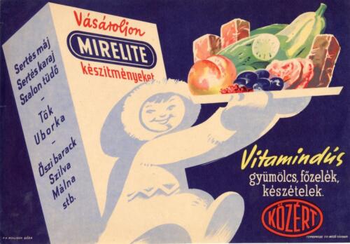 Közért Mirelit 1952 - forrás: OSZK