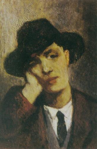 Modigliani, 1907, vita tárgyát képezi, hogy az alkotó Jeanne Hébuterne vagy maga Modigliani - forrás: wikipedia