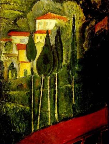 Modigliani: Déli tájkép -1919 - forrás: wikipedia