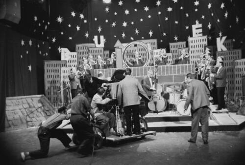 1965. szilveszteri műsor felvétele - forrás: Fortepan, adományozó: Rádió és Televízió Újság