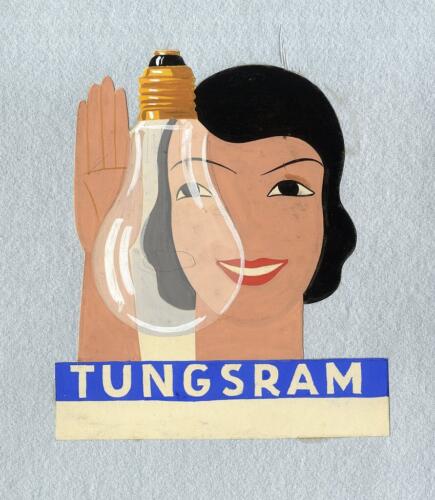 Lukáts Kató: Terv - Tungsram plakát - 1930 - 1940