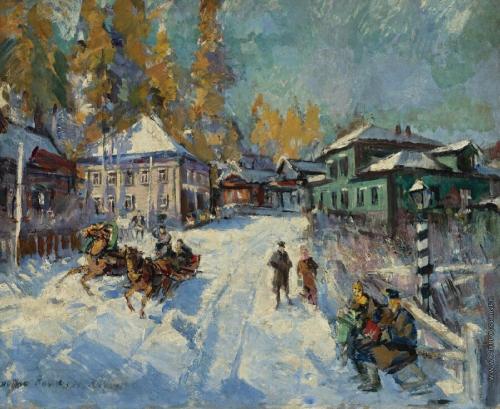 Korovin: Orosz tél - 1936