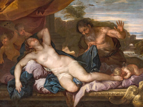 Luca Giordano köre: Venus és Vulcanus - forrás: Szépművészeti Múzeum