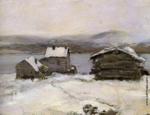 Korovin: Tél Lappföldön - 1894