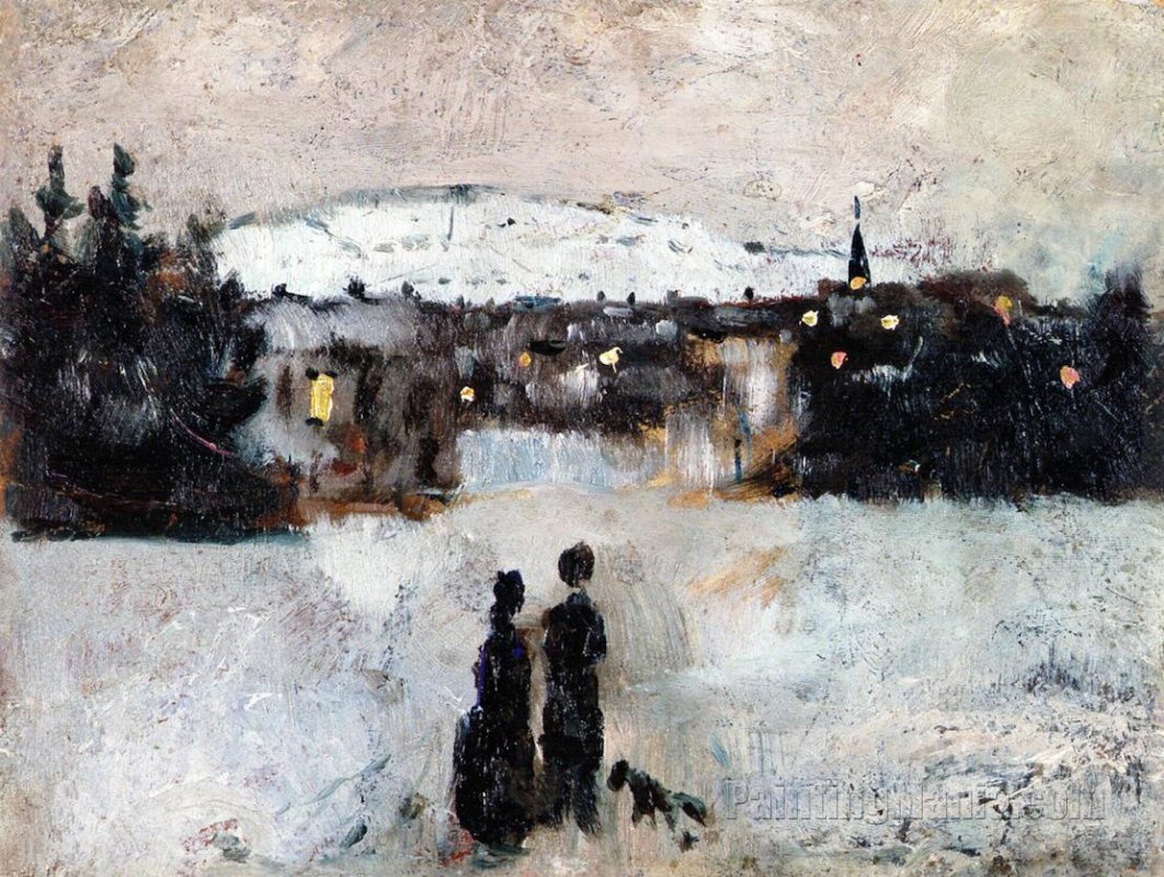 Edvard Munch: Téli táj